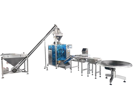 Paquet quantitatif automatique de farine de fécule de maïs faisant la ligne 4Kw de production à la machine