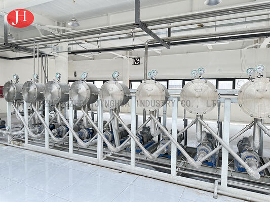 Équipement de séparation hydrocyclonique pour le traitement de l'amidon de manioc