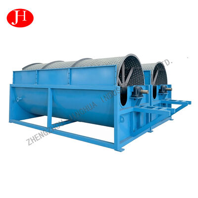 machine de nettoyage rotatoire 35t/H de patate douce de 18.5Kw solides solubles