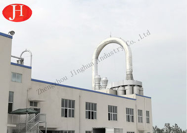 Acier inoxydable 304 269 kilowatts dessiccateur de farine de manioc de flux d'air de 10 t/h