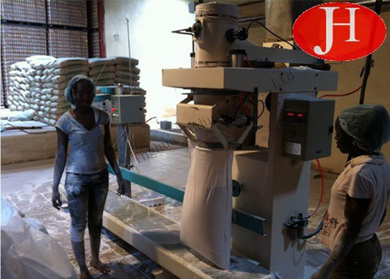 Pesage de la chaîne de production d'amidon de manioc de l'emballage 50kg