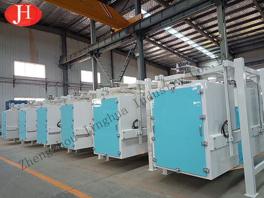 Grading Cassava Starch Processing Line Dried Starch Check Sifter