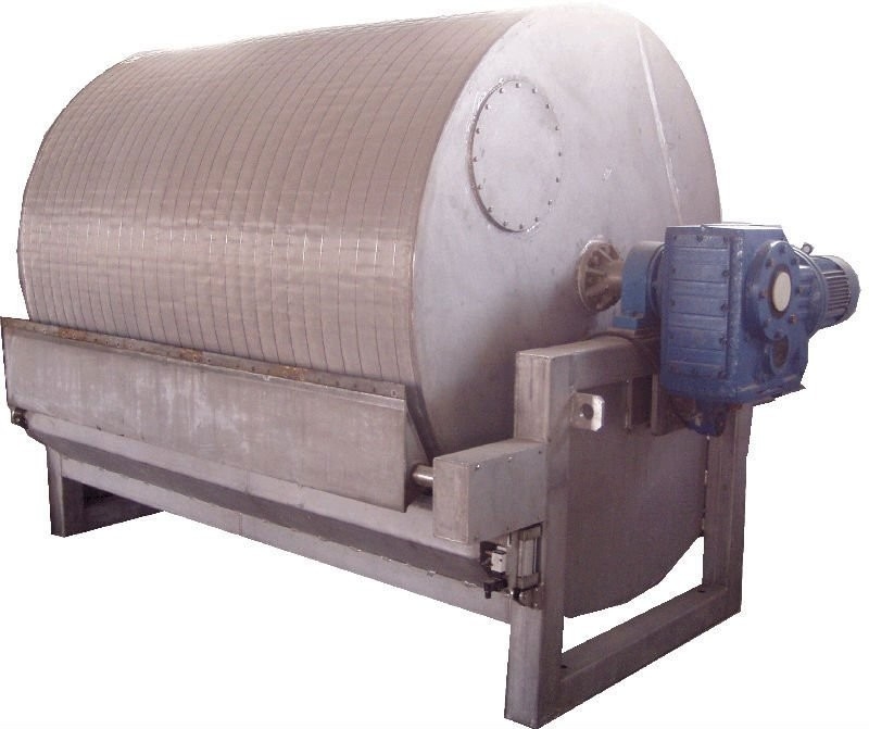 Équipement de filtre à vide de tambour rotatoire d'amidon de manioc d'acier inoxydable