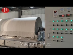 Chaîne de production automatique de machine de filtre à vide d'amidon de manioc