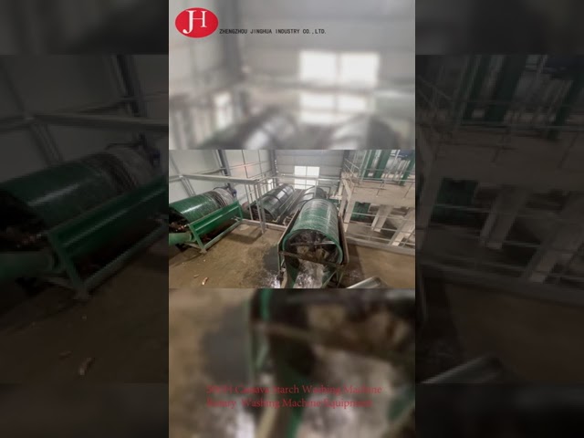 LA CHINE équipement de fraisage d'amidon rotatoire de machine à laver de fécule de pommes de terre de l'agriculture 25t/H à vendre