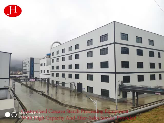 LA CHINE Machine de fabrication de poudre d'amidon de manioc personnalisée en acier inoxydable à vendre
