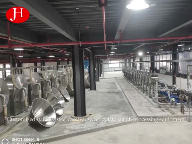 LA CHINE Machine automatique de nettoyage de palette d'acier inoxydable pour le traitement d'amidon de manioc à vendre