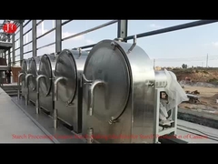Traitement de l'amidon du manioc Machine de fabrication de l'amidon pour la production d'amidon du manioc