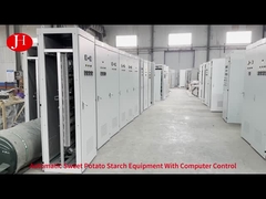 Machines de farine de pommes de terre sucrées sur mesure avec matériau en acier inoxydable et contrôle PLC
