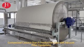 Automatic Cassava Flour Processing Equipment Agriculture Vacuum Filter