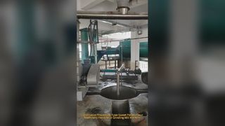 Machines pour la transformation continue de la farine de pommes de terre douces Machines pour le broyage de la farine alimentaire